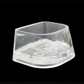 HPR 46 sarokvédő cipőre, méret: 26 x 20 mm - CLEAR (Színtelen)